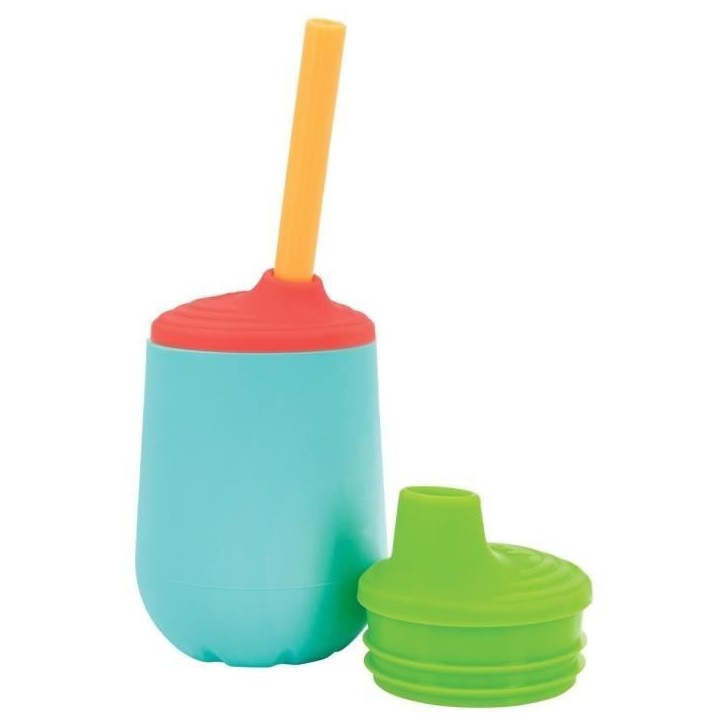 Tasse d'apprentissage - NUBY - Silicone - 120 ml - Des 6 mois - Mulitcolore Tasse d'apprentissage - NUBY - Silicone - 120 ml - Des 6 mois - Mulitcolore