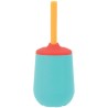 Tasse d'apprentissage - NUBY - Silicone - 120 ml - Des 6 mois - Mulitc