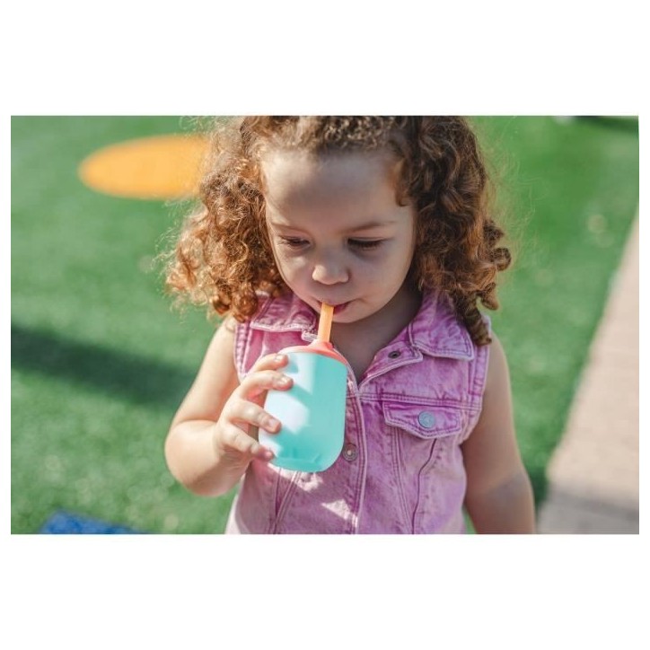 Tasse d'apprentissage - NUBY - Silicone - 120 ml - Des 6 mois - Mulitcolore Tasse d'apprentissage - NUBY - Silicone - 120 ml - Des 6 mois - Mulitcolore