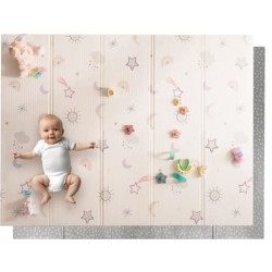 Tapis d'Éveil Réversible - NUBY - 200 x 150 x 1 cm - Arc-en-Ciel