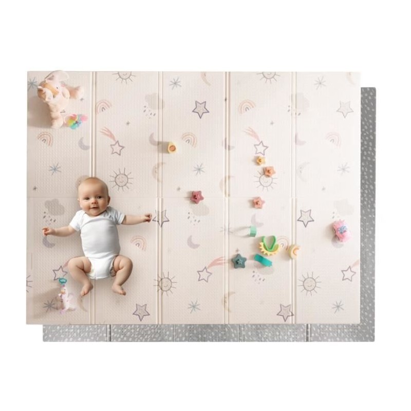 Tapis d'Éveil Réversible - NUBY - 200 x 150 x 1 cm - Arc-en-Ciel Tapis d'Éveil Réversible - NUBY - 200 x 150 x 1 cm - Arc-en-Ciel