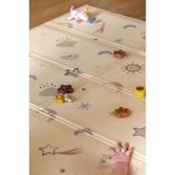 Tapis d'Éveil Réversible - NUBY - 200 x 150 x 1 cm - Arc-en-Ciel