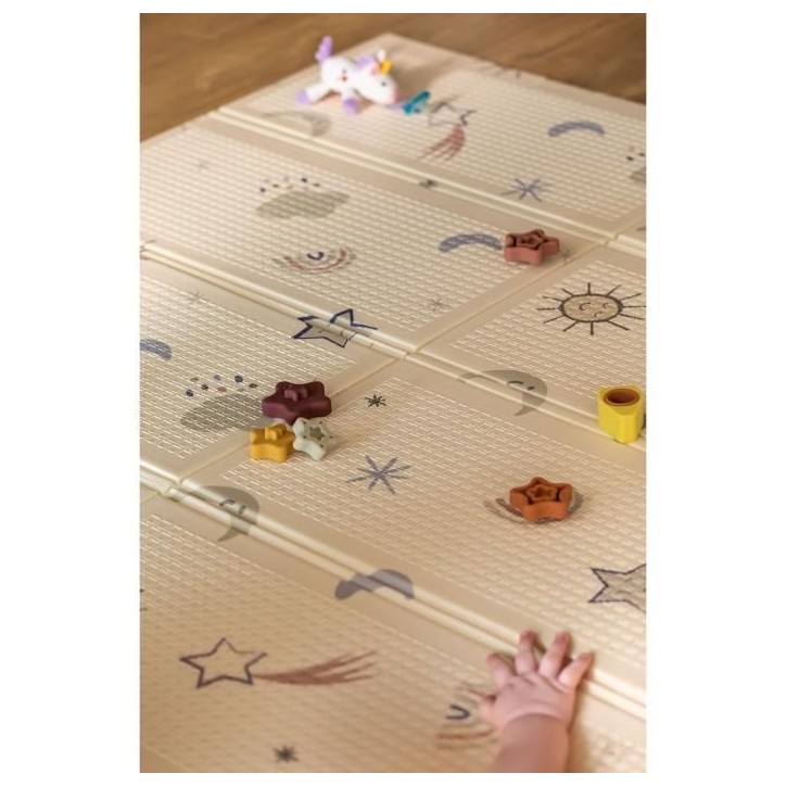 Tapis d'Éveil Réversible - NUBY - 200 x 150 x 1 cm - Arc-en-Ciel Tapis d'Éveil Réversible - NUBY - 200 x 150 x 1 cm - Arc-en-Ciel