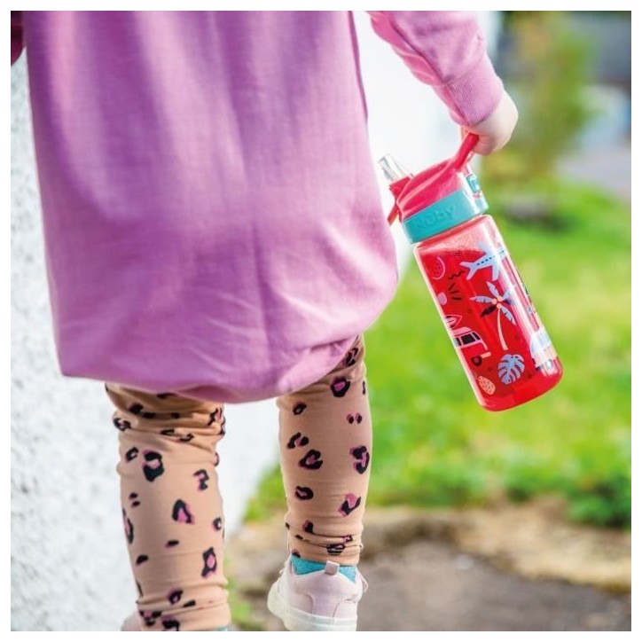 Lot de 2 gourdes - NUBY - Super Quench - 540 ml - Rose Lot de 2 gourdes - NUBY - Super Quench - 540 ml - Rose