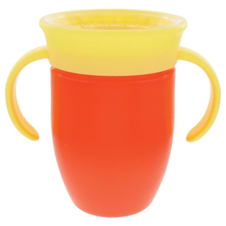 Lot de 2 tasses 360° avec poignées - NUBY - Fille Lot de 2 tasses 360° avec poignées - NUBY - Fille