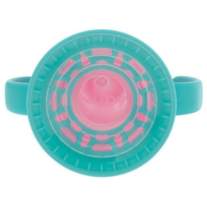 Lot de 2 tasses 360° avec poignées - NUBY - Fille Lot de 2 tasses 360° avec poignées - NUBY - Fille