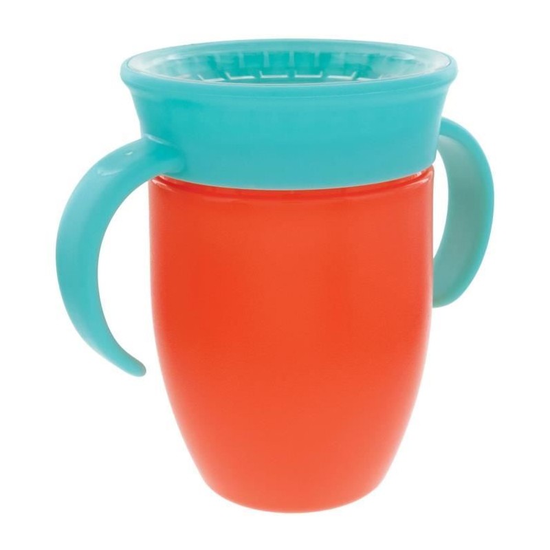 Lot de 2 tasses 360° avec poignées - NUBY - Garçon