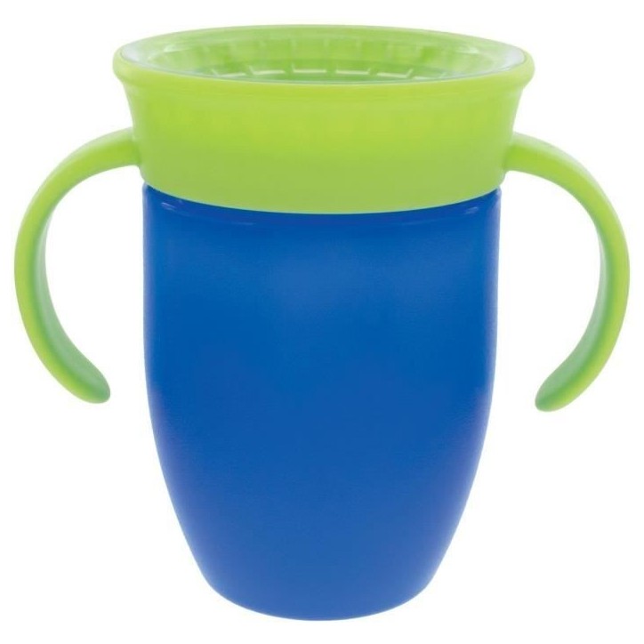 Lot de 2 tasses 360° avec poignées - NUBY - Garçon