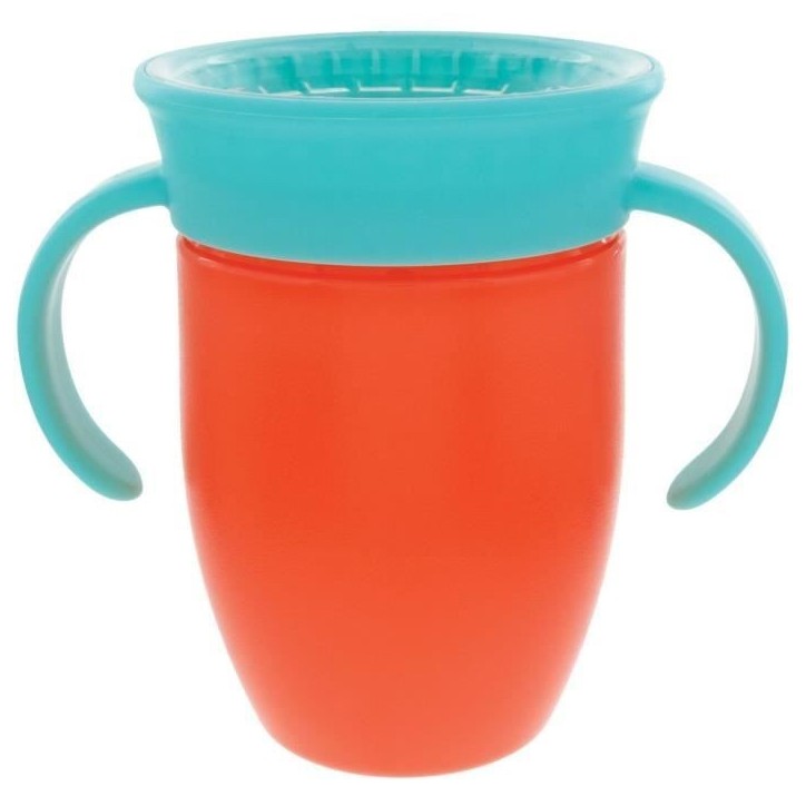 Lot de 2 tasses 360° avec poignées - NUBY - Garçon
