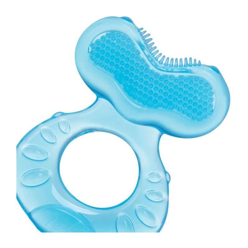 Anneau de dentition - NUBY - Teethe-eez - Silicone - Des 3 mois - Bleu Anneau de dentition - NUBY - Teethe-eez - Silicone - Des 3 mois - Bleu