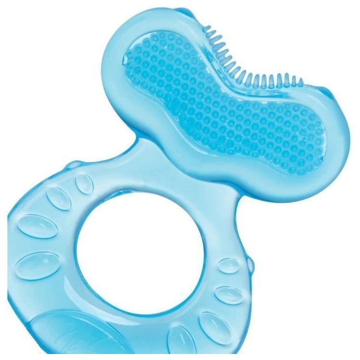 Anneau de dentition - NUBY - Teethe-eez - Silicone - Des 3 mois - Bleu Anneau de dentition - NUBY - Teethe-eez - Silicone - Des 3 mois - Bleu