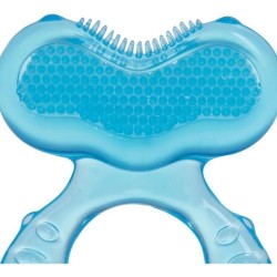 Anneau de dentition - NUBY - Teethe-eez - Silicone - Des 3 mois - Bleu