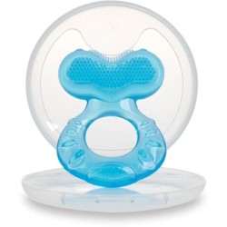Anneau de dentition - NUBY - Teethe-eez - Silicone - Des 3 mois - Bleu