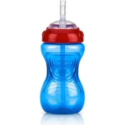 Lot de 3 tasses anti-fuite - NUBY - Paille flexible - Mixte