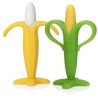 Lots de 2 anneaux de dentition - NUBY - Banane et Mais - Silicone - De