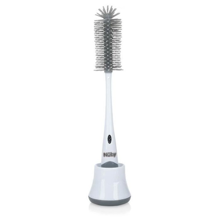 Brosse de Nettoyage - NUBY - Pour Biberon et Tétine 2 en 1 avec Support Hygiénique Brosse de Nettoyage - NUBY - Pour Biberon et Tétine 2 en 1 avec Support Hygiénique