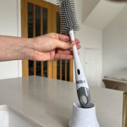 Brosse de Nettoyage - NUBY - Pour Biberon et Tétine 2 en 1 avec Suppo