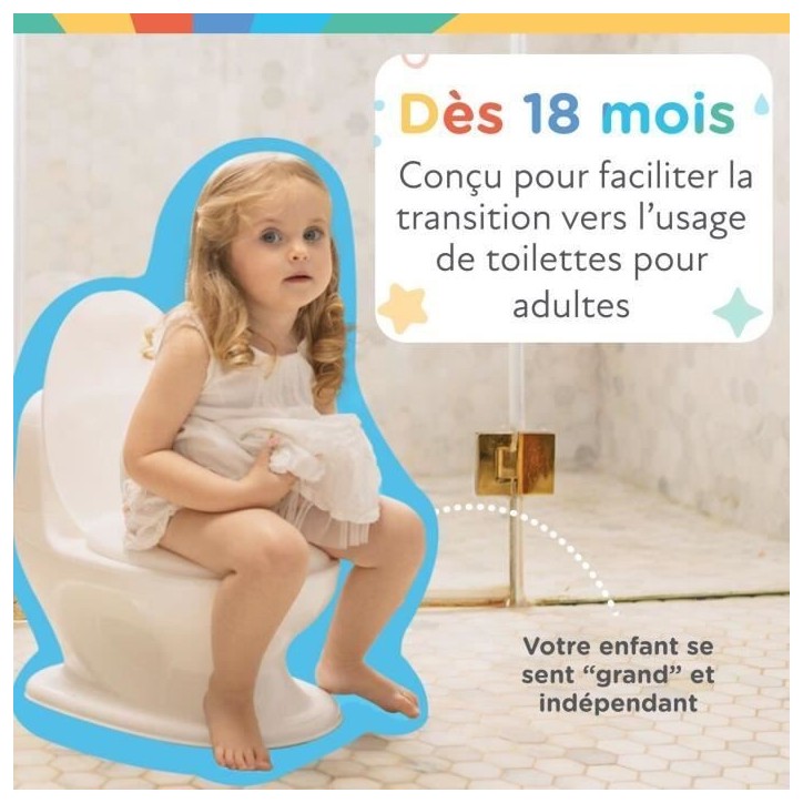 Pot mini toilettes - NUBY - Dr. Talbot's - My Real Potty