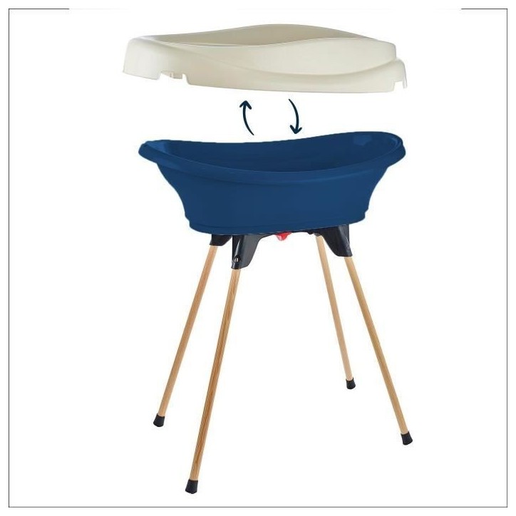 Pack plan a langer et baignoire - THERMOBABY - VASCO - Bleu Océan - 2 en 1 Pack plan a langer et baignoire - THERMOBABY - VASCO - Bleu Océan - 2 en 1