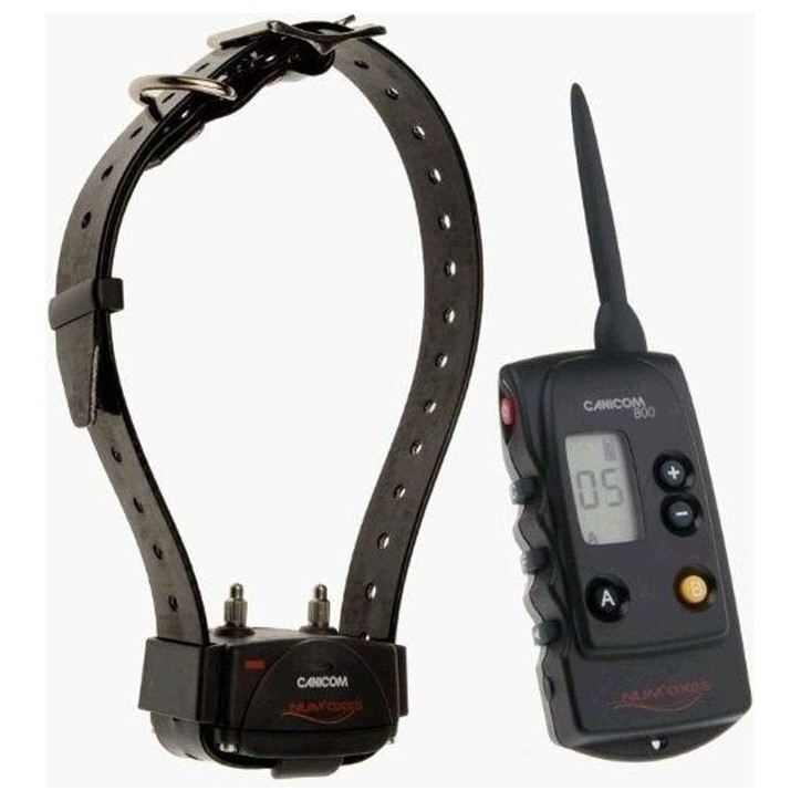 Collier de dressage CANICOM 800 - Portée 800 metres - Jusqu'a 2 chiens - NUM'AXES