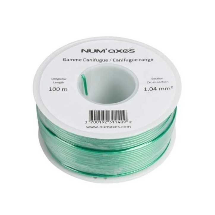 Bobine de fil pour clôtures anti-fugue - NUM'AXES - 1.04 mm² – 100 m Bobine de fil pour clôtures anti-fugue - NUM'AXES - 1.04 mm² – 100 m
