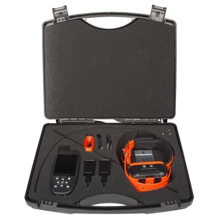 CANICOM GPS 2 - Ensemble complet collier - traceur GPS - NUM'AXES - Noir / Orange CANICOM GPS 2 - Ensemble complet collier - traceur GPS - NUM'AXES - Noir / Orange