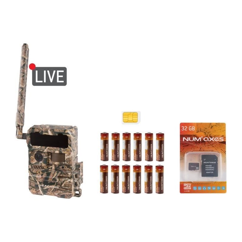 Pack piege photographique - NUM'AXES - PIE1067 - Mémoire 32 Go - HD 7 Pack piege photographique - NUM'AXES - PIE1067 - Mémoire 32 Go - HD 7