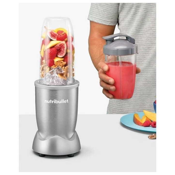 Blender - NUTRIBULLET - Pro NB907S - 900 Watts - 2 tasses sans BPA - Tritan Blender - NUTRIBULLET - Pro NB907S - 900 Watts - 2 tasses sans BPA - Tritan