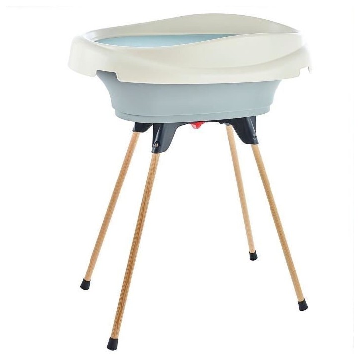 Pack plan a langer et baignoire - THERMOBABY - VASCO - Gris Charme - 2 en 1