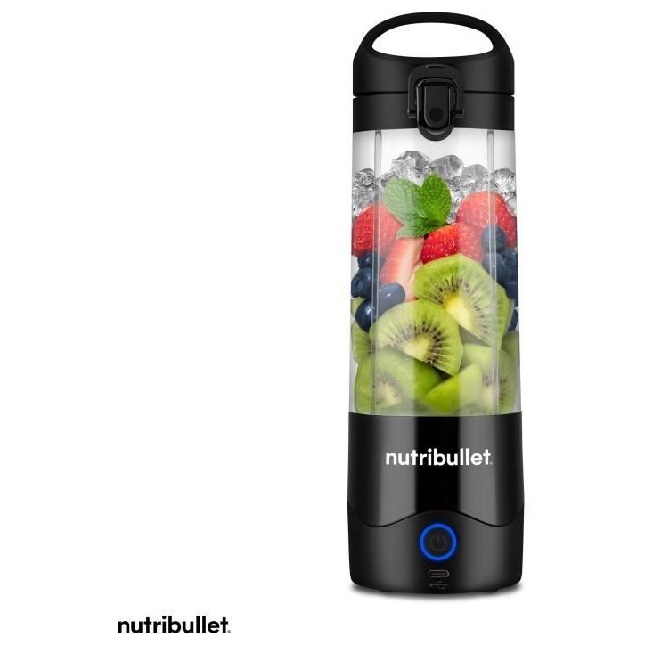 Blender portable - NUTRIBULLET - NBP003B - 100 W - 475 ml - Sans BPA - Noir Blender portable - NUTRIBULLET - NBP003B - 100 W - 475 ml - Sans BPA - Noir
