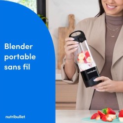 Blender portable - NUTRIBULLET - NBP003B - 100 W - 475 ml - Sans BPA -