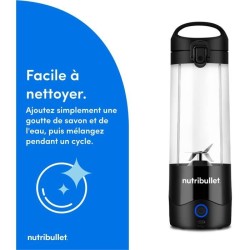 Blender portable - NUTRIBULLET - NBP003B - 100 W - 475 ml - Sans BPA -