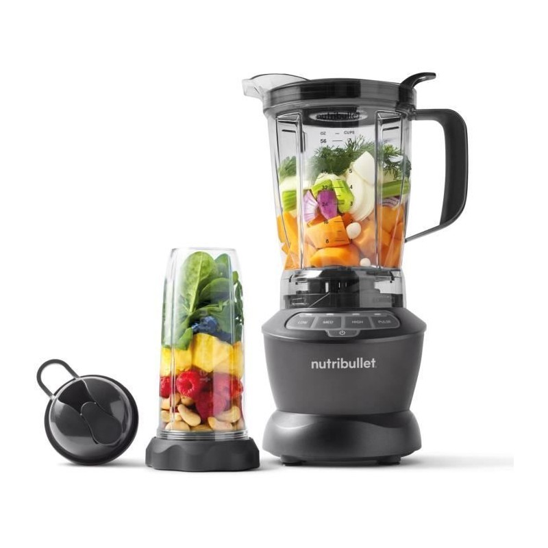 Blender - NUTRIBULLET Combo - NBF500DG - 1200 Watt - Pichet 1.65L - 2 Blender - NUTRIBULLET Combo - NBF500DG - 1200 Watt - Pichet 1.65L - 2