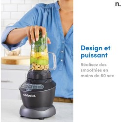 Blender - NUTRIBULLET Combo - NBF500DG - 1200 Watt - Pichet 1.65L - 2