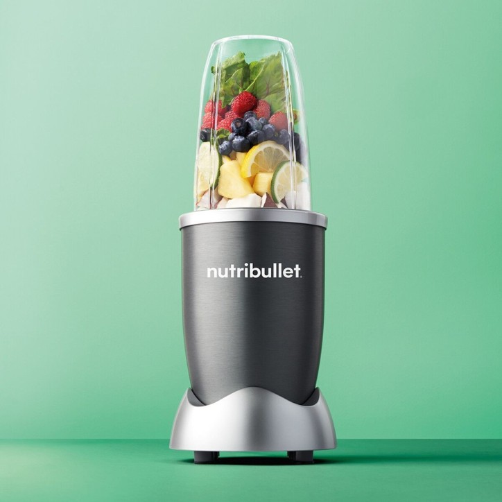 Blender - NUTRIBULLET Original 600 - NB606DG - 600 W - 2 tasses incluses 700 ml et 500 ml - Gris - Sans BPA Blender - NUTRIBULLET Original 600 - NB606DG - 600 W - 2 tasses incluses 700 ml et 500 ml - Gris - Sans BPA