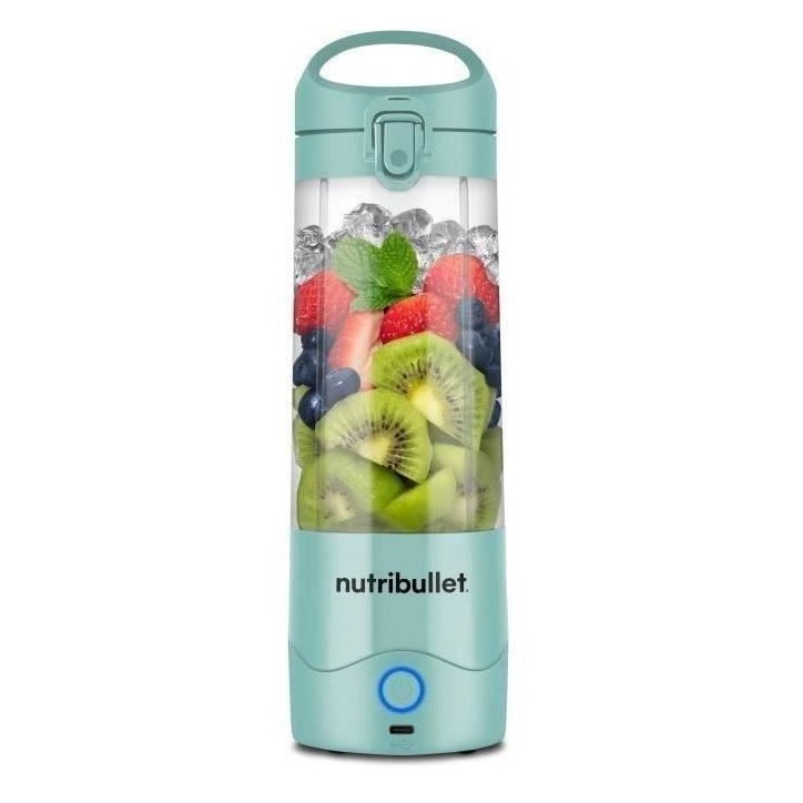 Blender portable - NUTRIBULLET - NBP003LBL - 70W - 0.475L - Light Blue - 1 gourde incluse Blender portable - NUTRIBULLET - NBP003LBL - 70W - 0.475L - Light Blue - 1 gourde incluse