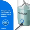Blender portable - NUTRIBULLET - NBP003LBL - 70W - 0.475L - Light Blue