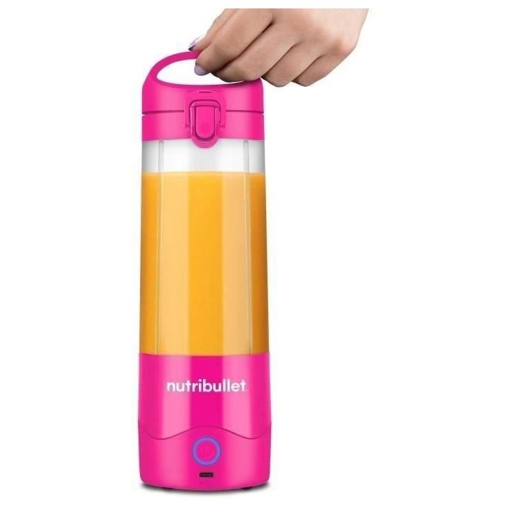 Blender portable - NutriBullet - NBP003BP - 70W - 0.475L - Rose - 1 gourde incluse Blender portable - NutriBullet - NBP003BP - 70W - 0.475L - Rose - 1 gourde incluse
