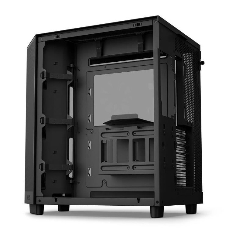 Boitier moyen-tour - NZXT - H6 Flow - Double chambre - Noir - 5 ventil Boitier moyen-tour - NZXT - H6 Flow - Double chambre - Noir - 5 ventil