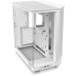 Boitier moyen-tour - NZXT - H6 Flow RGB - Double chambre - Ventilateurs RGB inclus - Blanc