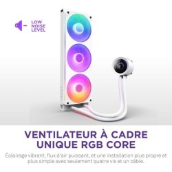 Watercooling - NZXT - RL-KR360-W2 - Kraken Plus 360 RGB - Écran carr