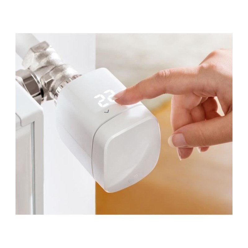 EVE THERMO Lot de 2 vannes de radiateur intelligente - Technologie App EVE THERMO Lot de 2 vannes de radiateur intelligente - Technologie App