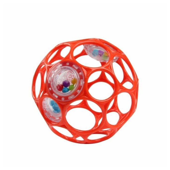 BRIGHT STARS, Oball Hochet facile a saisir Jouet pour nourrissons sans BPA, 0M+ BRIGHT STARS, Oball Hochet facile a saisir Jouet pour nourrissons sans BPA, 0M+