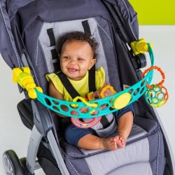 BRIGHT STARTS Arche de jeux poussette, siege auto bébé Oball 0 mois+