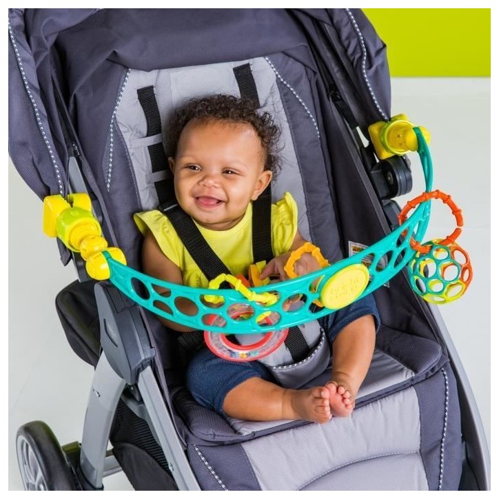 BRIGHT STARTS Arche de jeux poussette, siege auto bébé Oball 0 mois+ BRIGHT STARTS Arche de jeux poussette, siege auto bébé Oball 0 mois+