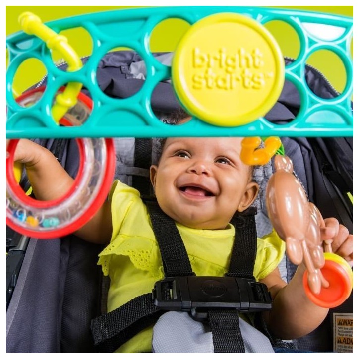 BRIGHT STARTS Arche de jeux poussette, siege auto bébé Oball 0 mois+ BRIGHT STARTS Arche de jeux poussette, siege auto bébé Oball 0 mois+