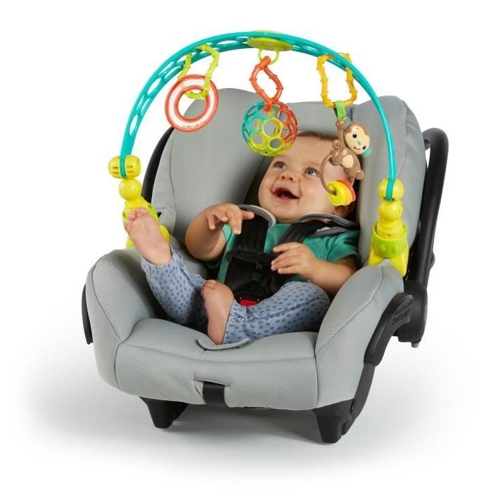 BRIGHT STARTS Arche de jeux poussette, siege auto bébé Oball 0 mois+ BRIGHT STARTS Arche de jeux poussette, siege auto bébé Oball 0 mois+