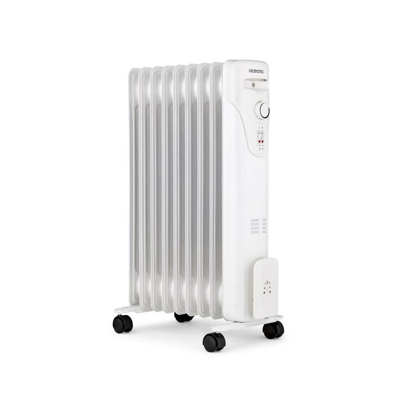 Radiateur bain d'huile électrique - 2000 Watts - OCEANIC - 3 puissanc Radiateur bain d'huile électrique - 2000 Watts - OCEANIC - 3 puissanc