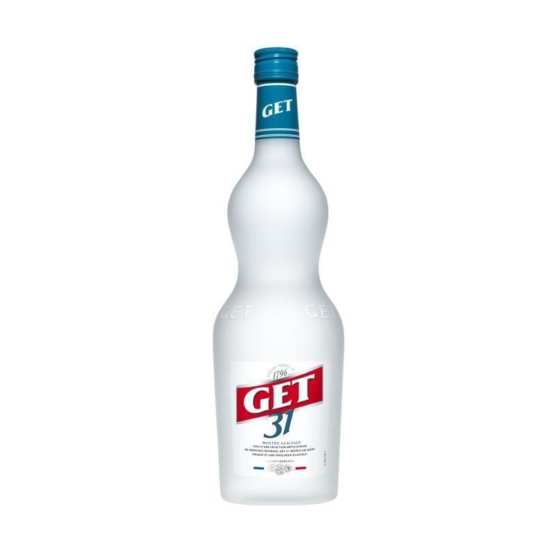 Liqueur Get 31 - Liqueur de menthe glaciale - France - 24%vol - 100cl Liqueur Get 31 - Liqueur de menthe glaciale - France - 24%vol - 100cl