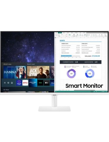Ecran PC - SAMSUNG - Smart Monitor M5 - CM500 - 32 FHD 1920x1080 - 60Hz - VA - 4ms - Noir - HDMI + Télécommande